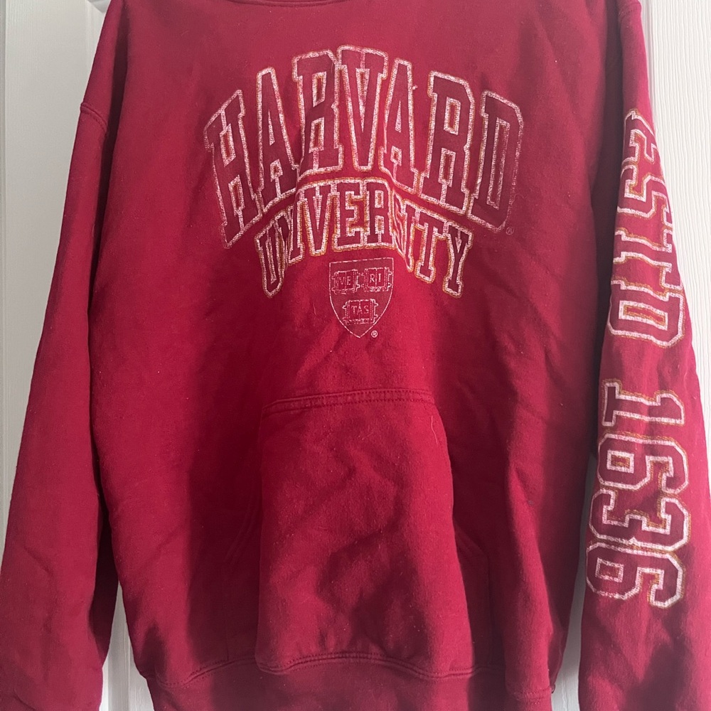 Harvard University Crimson Pullover Hoodie